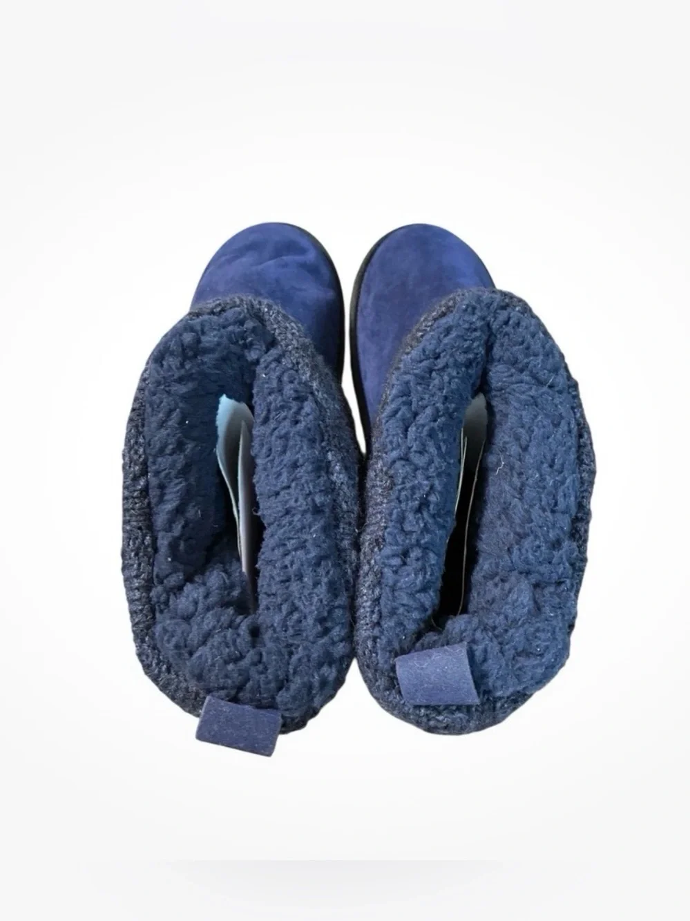 MUK LUKS Laurel Sweater Boot Navy Size 10